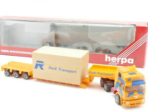 yz͌^ fJ[ wp}VbsObhS[hz[t@[g[[herpa 147040 man shipping redl transport goldhofer trailer depressed conf