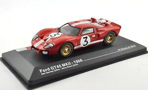 �y���������z�͌^�� ���f���J�[ �t�H�[�h���}���K�[�j�[�O�����g�C�\�A���^��ford gt 40 mkii 3 24 hours of le mans 1966 gurney grant ixo altaya 143