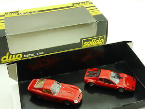 yz͌^ fJ[ \hfF[tF[bhsolido duo ferrari 250 gto ferrari 512 bb red 143 ovp 16022760