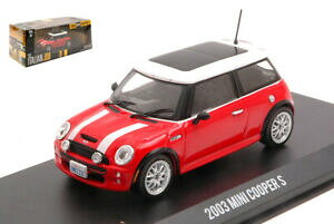 yz͌^ fJ[ ~jN[p[C^AWuXgCvfO[Cgmini cooper s the italian job 2003 red wwhite stripes 143 model green light