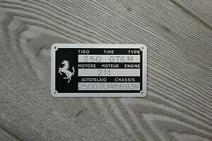 yz͌^ fJ[ tF[VAv[gV[VtF[5893 ferrari serial number plate 11 chassis number 1964 ferrari 250 lm