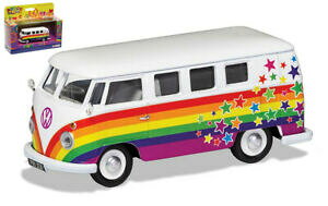 yz͌^ fJ[ tHNX[QLsOJ[fR[M[volkswagen vw campervan peace love and wishes 143 model corgi