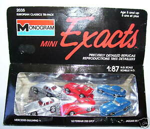 yz͌^ fJ[ mOZfXKEBOtF[WK[C{bNX3 exacts monogram ho 187 mercedes gullwing ferrari 250 gto jaguar xke in box