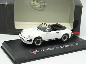 �y���������z�͌^�� ���f���J�[ �|���V�F�J�u���I�z���C�ghigh speed 143 porsche 911 sc cabrio 30 1983 white