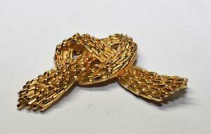 yz͌^ fJ[ Be[Wgt@NES[heNX`X^bhNXvvintage signed trifari crown gold bow shape texture stud clasp
