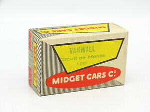 yz͌^ fJ[ ~[bggCYVNe[@EH[c@ZGI[Xfmidget toys 187 schachtel leere vanwall monza serie aus modell 14