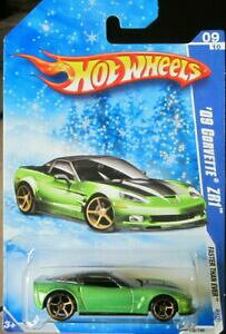 yz͌^ fJ[ zbgzC[vXsbhhGo[F[RxbglCWZ[khot wheels 2010 plus rapide de ever vert 09 corvette zr1 neige scene