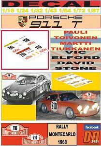 yz͌^ fJ[ fJ[|VFgCHlGtH[heJdecal porsche 911 t p toivonen amp; v elford r montecarlo 1968 01