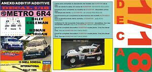 �y���������z�͌^�� ���f���J�[ ���g���R�[���}���h�j�S�[��anexo decal 118 mg metro 6r4 b coleman donegal r 1986 winner 04