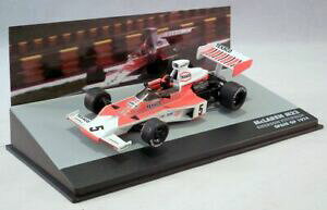 yz͌^ fJ[ AgXGfBVXP[}N[XyCtBbeBpfBatlas editions 143 scale 20219g f1 mclaren m23 spain gp 1974 fittipaldi