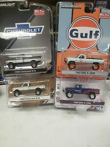 yz͌^ fJ[ O[CgVFr[Vo[hbggreenlight 1969 chevy k10 silverado 4x4 lot of 4