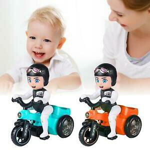 yz͌^ fJ[ X^gf360 rotate electric stunt tricycle toys lighting music car model for kids gifts