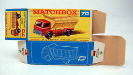 【送料無料】模型車 モデルカー マッチグリットスプレッダーオリジナルボックスmatchbox rw 70b grit spreader empty original f box