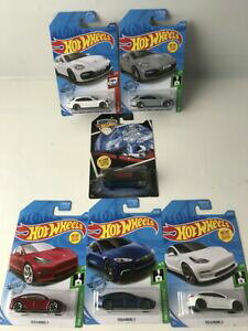 yz͌^ fJ[ zbgzC[eXbgeX[hX^[|VFhot wheels tesla lot of 6 included 08 tesla roadster amp; porsche