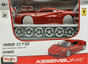 yz͌^ fJ[ Lbg}CXgtF[fLbgcar mounting kit car maisto ferrari 488 gtb model kit 124