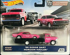 �y���������z�͌^�� ���f���J�[ �z�b�g�z�C�[���`�[���_�b�W�_�[�g�z���C�]���n�E���[164 hot wheels team transport 68 dodge dart horizon hauler