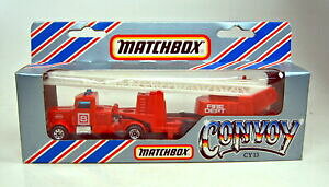 yz͌^ fJ[ }b`{bNXR{CV[YP[XGWbhgbvC{bNXmatchbox convoy series cy13 kenworth fire engine red top in box