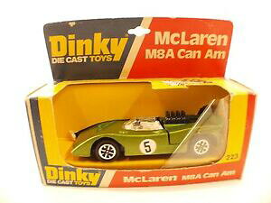 yz͌^ fJ[ fBL[gCY}N[dinky toys gb 223 mc laren m8a can am boxed