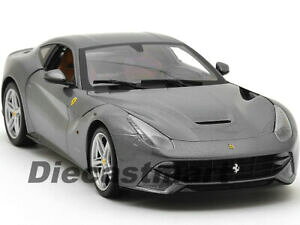 �y���������z�͌^�� ���f���J�[ �t�F���[���x�����l�b�^���^���R�O���W�I���f�����[�m�I�[�g�_�z�b�g�z�C�[��ferrari f12 berlinetta metallico grigio 118 modellino auto da hotwheels bcj74