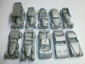 �y���������z�͌^�� ���f���J�[ �R���N�V�����_���x���[�~���g�s���[�^�[�e�B�����^���I�[���h�^�C�}�[���f��collection 10 beautiful danbury mint pewter tin metal oldtimer model car 8cm