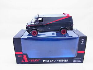 yz͌^ fJ[ O[Cg@f`[bhfJ[69387 greenlight 84112 1983 gmc vandura ateam red model car 124 in