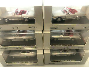 【送料無料】模型車 モデルカー セットメルセデスベンツクラシックコレクションset 6 mercedesbenz classic collection 300 sl 50 years sl 143 issued 2003