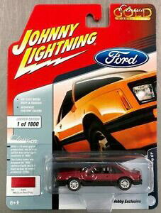 �y���������z�͌^�� ���f���J�[ �W���j�[���C�g�j���O�t�H�[�h�}�X�^���O�N���V�b�N�S�[���hjohnny lightning 1982 ford mustang gt 1 of 1800 hobby exclusive classic gold