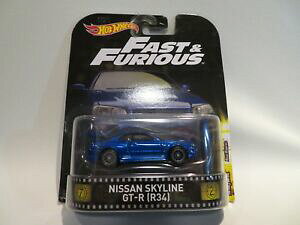 �y���������z�͌^�� ���f���J�[ �z�b�g�z�C�[���X�J�C���C���z�b�g�z�C�[��hot wheels nissan skyline gtr r34 fast amp; furious hotwheels