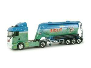 yz͌^ fJ[ wpXJjATCZ~g[[herpa 195096 scania r hl silo semitrailer biolit ho 187