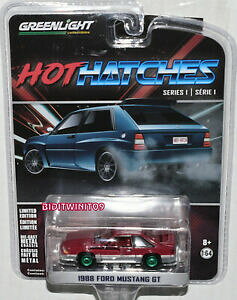 yz͌^ fJ[ O[CgJGeGXReBXZGtH[h}X^OFf}LiRgreenlight caliente escotillas serie 1 1988 ford mustang gt verde maquina con
