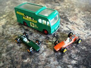 yz͌^ fJ[ }b`Xj[[VOJ[gX|[^[O[IW[^Xmatchbox lesney k5 racing car transporter 19d lotus in green and orange