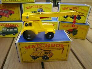 yz͌^ fJ[ }b`Xj[W{N[~gIWi{bNX^Cvmatchbox lesney 11 jumbo crane crane mint in original box type e 2