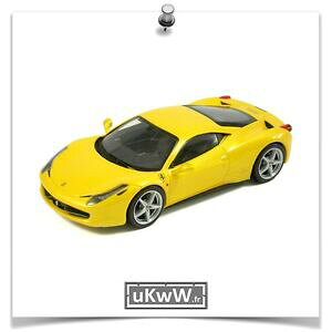 yz͌^ fJ[ G[gtF[C^A^bNCG[elite 143 ferrari f 458 italia 2010 metallic yellow