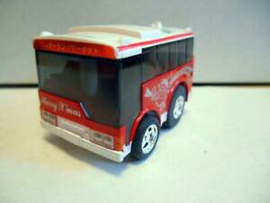 �y���������z�͌^�� ���f���J�[ �v���O���X�`���������_�����h�}�P�g�o�X�^���|�v�����gprogressor choro q wanda land ma ket bus white red tampo print