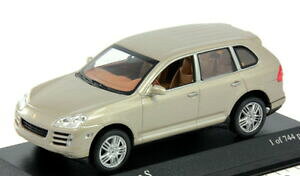 �y���������z�͌^�� ���f���J�[ �X�P�[�����f���|���V�F�J�C�G���x�[�W�����^���b�Nscale model 143, porsche cayenne s 2006 beige metallic