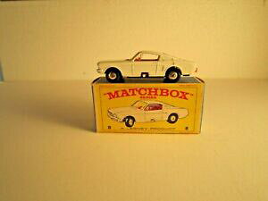 �y���������z�͌^�� ���f���J�[ ���B���e�[�W�}�b�`�{�b�N�X�t�H�[�h�}�X�^���O�~���g�C���{�b�N�Xvintage matchbox 8e ford mustang mint in box