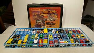 yz͌^ fJ[ Be[W}b`{bNXRN^[P[Xvintage 1983 matchbox holds 48 cars icial collectors carry case w 42 cars