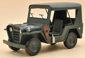 yz͌^ fJ[ gW[vfVbvfR[VVbvnhNtgtBMAretro iron jeep model for shop decoration costume shop, hand craft figure
