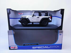 yz͌^ fJ[ }CXgW[vO[I[vgbvzCgfJ[IWi{bNX81037 maisto 31610 jeep wrangler open top 2014 white model car 118 in original box
