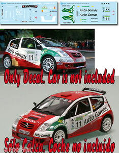 �y���������z�͌^�� ���f���J�[ �f�J�[���Z�U�[���S���U���X���o�V�g���G�������[���B���f���l�Xc019 decal 143 cesar gonzalez raba citroen c2 s1600 rally villa de llanes 2007