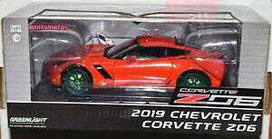 yz͌^ fJ[ O[Cgxf}L[iV{[RxbgzGXJRgreenlight verde maquina 2019 chevrolet corvette z06 rojo 124 escala con