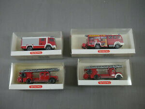 yz͌^ fJ[ CLO×GWfJ[wiking 4 x fire engine 612 862 611 862 model car 187 k11 b15