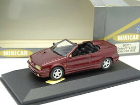 【送料無料】模型車 モデルカー ミニカープラスルノーカブリオレロホminicar plus 143 renault 19 16s cabriolet rojo 1993