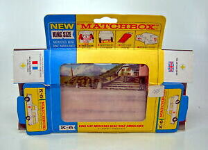 yz͌^ fJ[ }b`{bNXLOTCYZfXxcrc{bNXgbvmatchbox kingsize k06b mercedes benz binz ambulance empty f box top