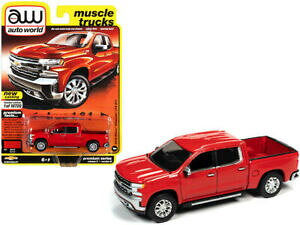 yz͌^ fJ[ auto world chevy silverado ltz z71 red 64282 b 164