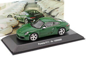�y���������z�͌^�� ���f���J�[ �|���V�F�J�����O���[���X�p�[�Nporsche 911 991 ii carrera s 1000000th 2017 green 143 spark