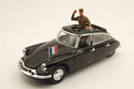 【送料無料】模型車 モデルカー シャルルドゴールモデルリオcitroen ds19 charles de gaulle 1960 with figure 143 model rio4114p rio