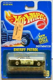 【送料無料】模型車 モデルカー ホットホイールブラウカルテパトロールタンポヘルブラウンhot wheels 1989 blau karte sheriff patrol 59 in tampo w hellbraun int 17 w