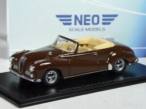 yz͌^ fJ[ lIXP[fJuII[ejG[uEneo scale models bmw 502 cabrio autenrieth brown 1956 in 143 bnib