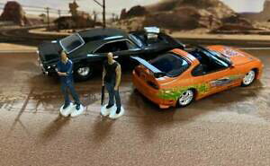 【送料無料】模型車 モデルカー ワイルドスピードフィギュアドミニクスレッドブライアンオコナーセットwild speed fast furious 164 pvc figure dominic threads brian oconnor 2 set